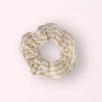 Chouchou en coton recyclé -...